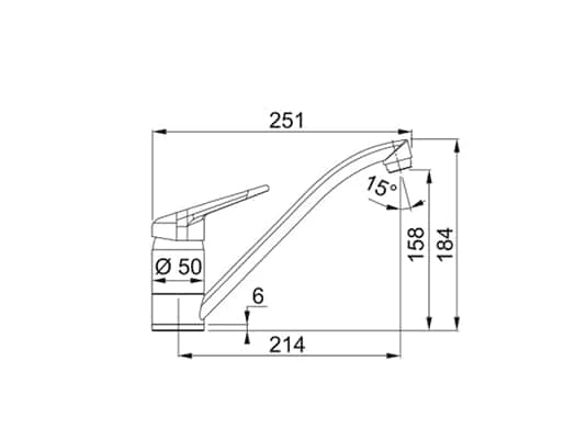 Franke Novara Plus - Black Matt 115.0659.963 Niederdruckarmatur – Bild 2