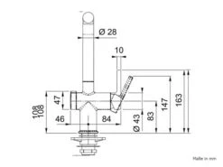 Franke Active L Twist Black Matt - 115.0669.768 Hochdruckarmatur