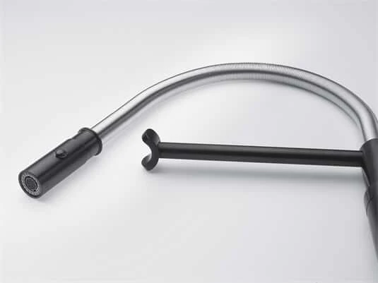 Franke Vital Semi Pro Industrial Black / Edelstahl Optik - 120.0621.313 Hochdruckarmatur – Bild 7