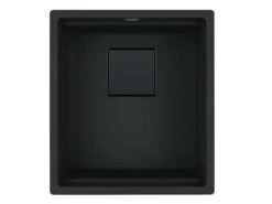 Franke Kubus 2 KNG 110-37 Black Matt Collection - 125.0685.110 Granitspüle Exzenterbetätigung