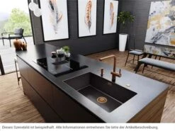 Franke Mythos Masterpiece BXM 210/110-68 Anthrazit - 127.0674.440 Edelstahlspüle