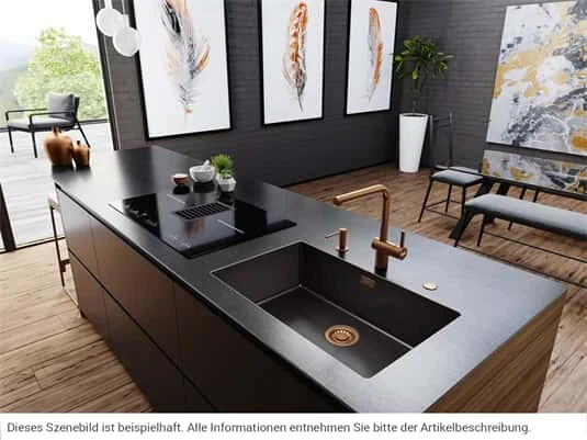 Franke Mythos Masterpiece BXM 210/110-68 Anthrazit - 127.0674.440 Edelstahlspüle