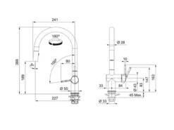 Franke Active J Chrom - 115.0653.401 Hochdruckarmatur