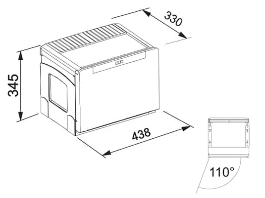 Franke Sorter Cube 50 - 134.0055.292 Einbau Abfallsammler – Bild 3