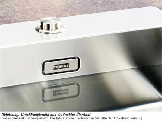 Franke Maris MRG 611 Cashmere GranitspüleDruckknopfventil – Bild 3