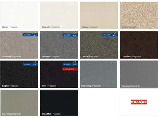 Franke Kubus KBG 110-34 Cashmere - 11699 Granitspüle Handbetätigung