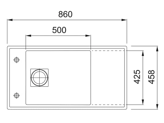 Franke Fresno FSG 211 Black Matt – 135.0627.324 Granitspüle Exzenterbetätigung – Bild 3
