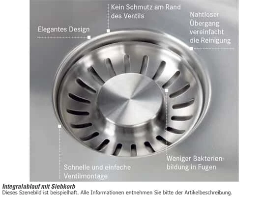 Franke Box BXX 260-36-16 A Edelstahlspüle Glatt - 127.0361.234 Auflage/ Flächenbündig – Bild 7