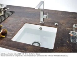 Franke Kubus KBK 110-40 Anthrazit Matt - 126.0380.352 Keramikspüle