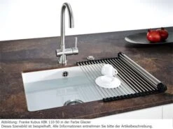 Franke Kubus KBK 110-50 Anthrazit Matt - 126.0380.350 Keramikspüle