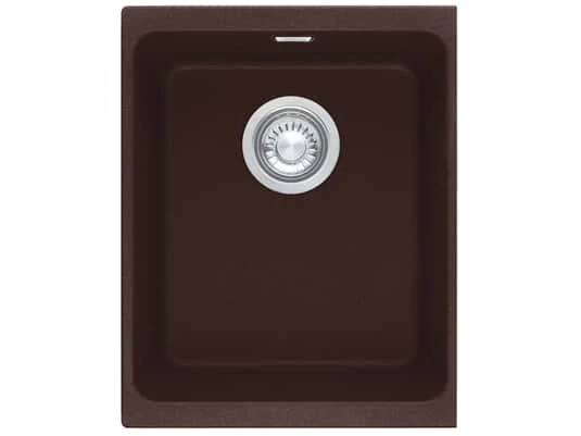 Franke Kubus KBG 110-34 Chocolate - 125.0478.110 Granitspüle Handbetätigung – Bild 5