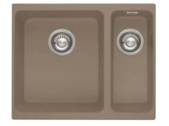 Franke Kubus KBG 160 Cashmere - 11691 Granitspüle Exzenterbetätigung