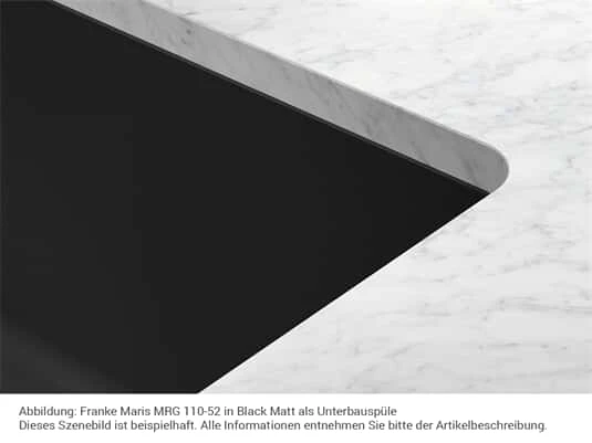 Franke Maris MRG 110-72 Cashmere - 125.0683.188 Granitspüle Handbetätigung – Bild 2