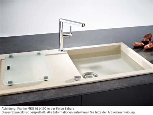 Franke Maris MRG 611 Cashmere - 114.0477.361 Granitspüle Exzenterbetätigung – Bild 6