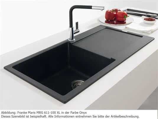 Franke Maris MRG 611-100 XL Cashmere - 114.0477.377 Granitspüle Exzenterbetätigung – Bild 3