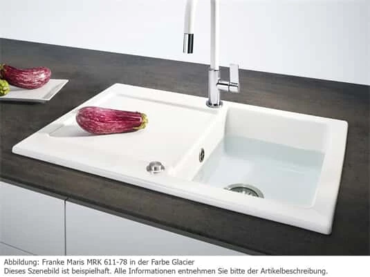 Franke Maris MRK 611-78 Onyx Keramikspüle – Bild 5