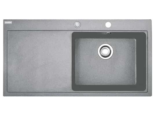 Franke Mythos MTG 611 Steingrau - 114.0476.999 Granitspüle Exzenterbetätigung – Bild 3