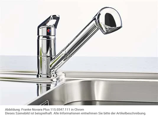 Franke Novara-Plus Chrom - 115.0693.500 Niederdruckarmatur