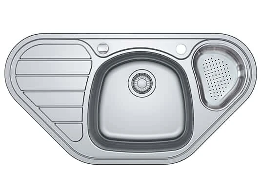 Franke Spark SKX 651-E Edelstahlspüle Gebürstet - 11022