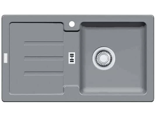 Franke Strata STG 614-78 Steingrau - 114.0303.671 Granitspüle Stopfenventil