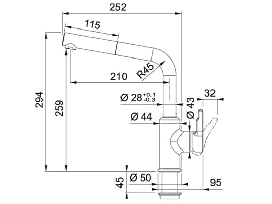 Franke Urban Cashmere - 115.0595.066 Hochdruckarmatur – Bild 4